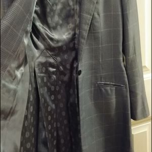 Antique blue silk-lined jacket sz small